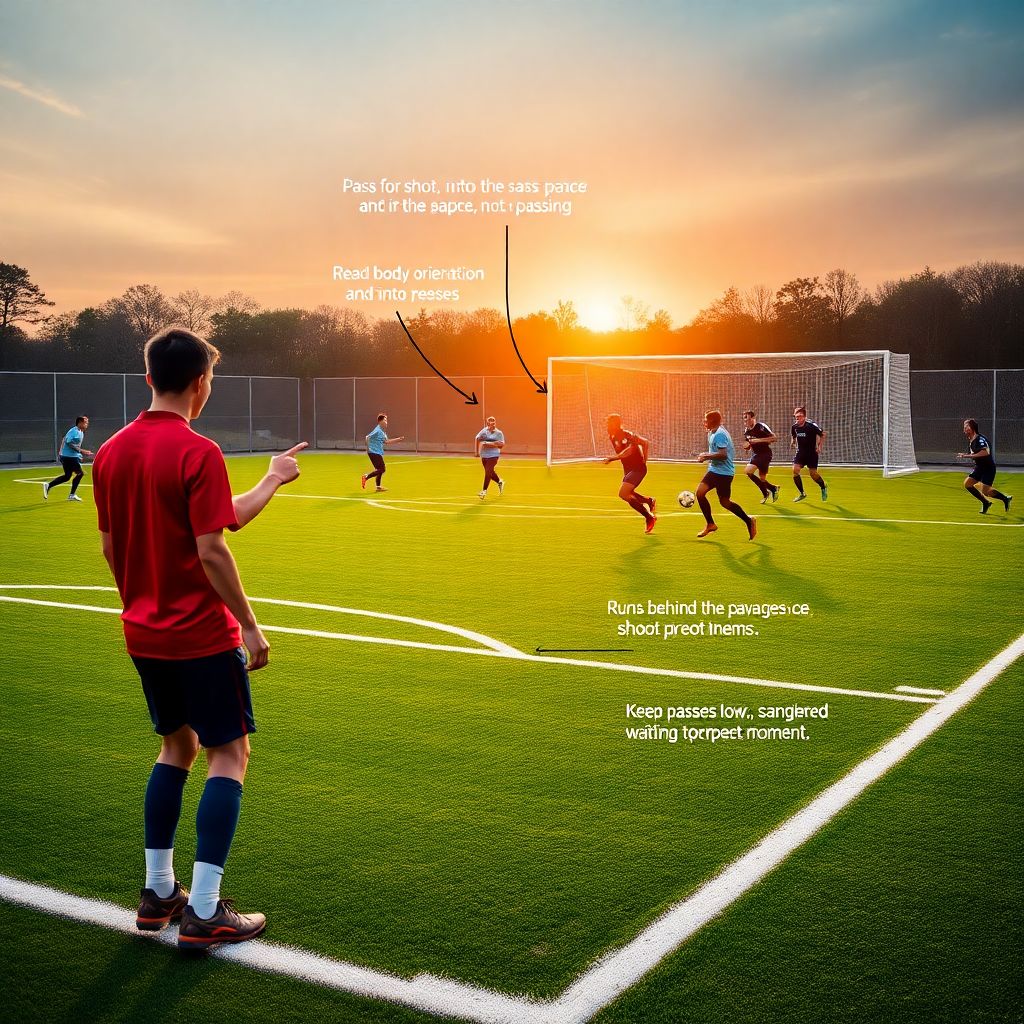 Секреты точной передачи в штрафной площади для результативных атак