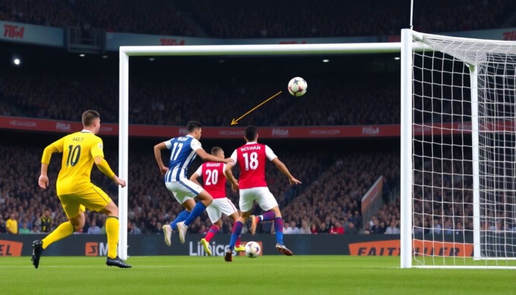 Тактика на стандартах: угловые и штрафные - иллюстрация