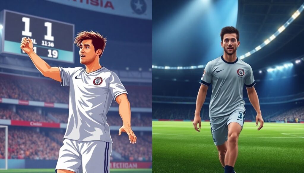 История легендарного нападающего и его стиль - иллюстрация