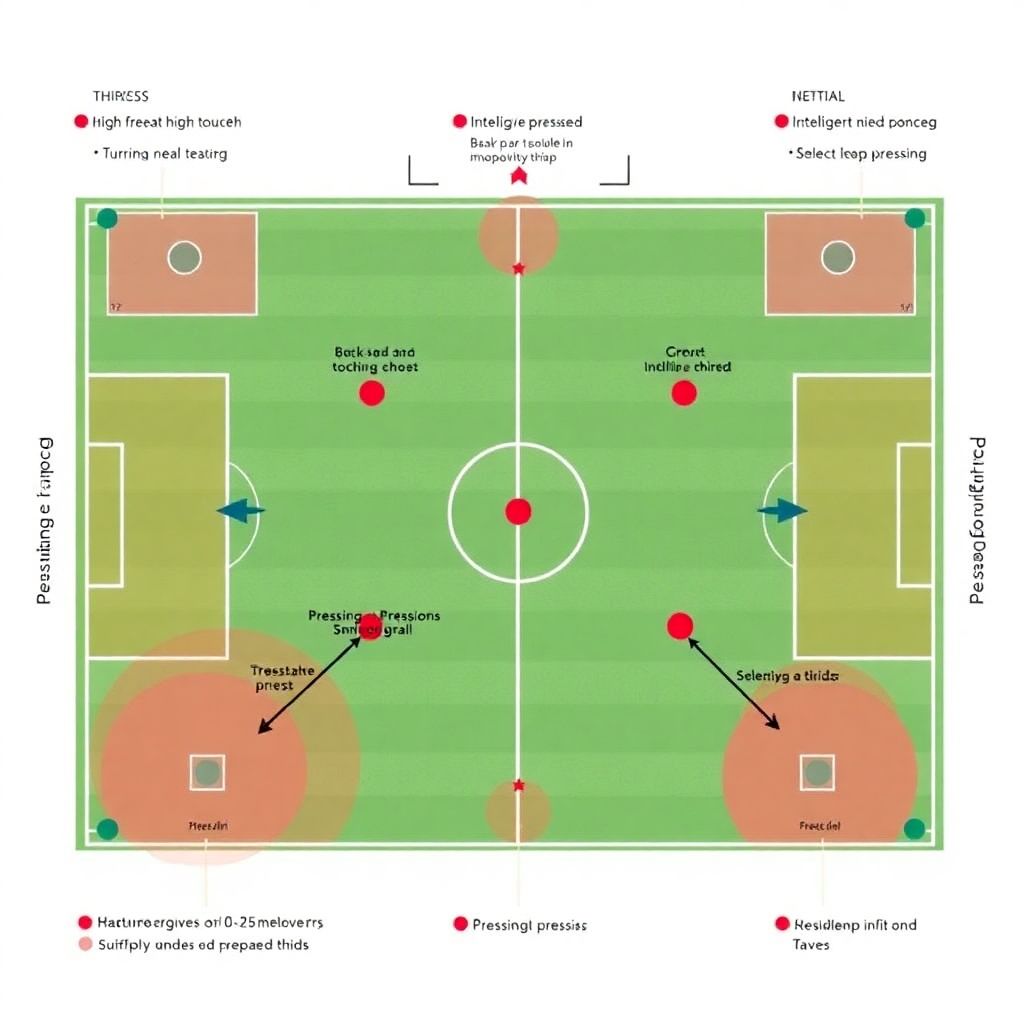 Эффективность прессинга по секторам поля в современном футболе