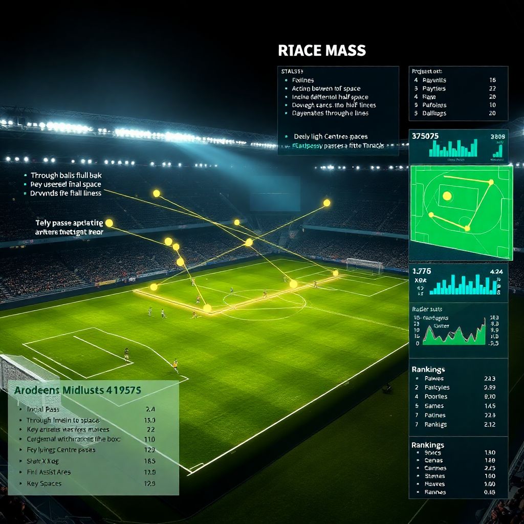 Ключевые фигуры в линиях последнего паса в современном футболе