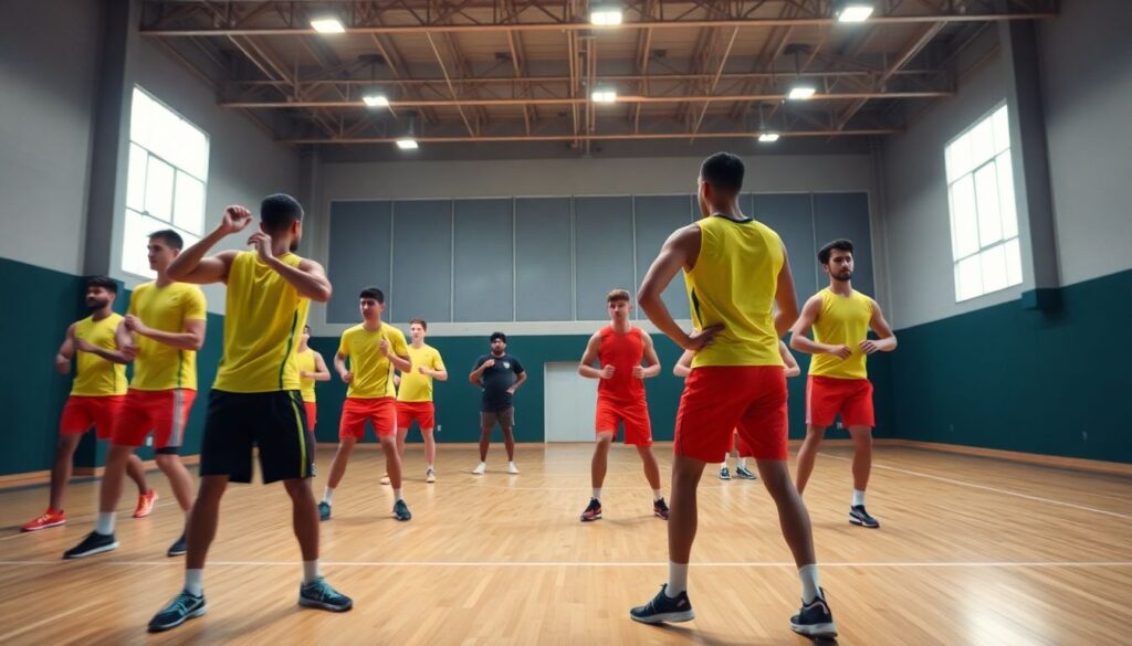 Атакующая гимнастика: разминка и поддержание темпа - иллюстрация