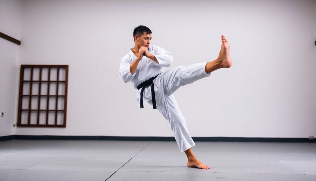 Тактика и техника ударов ногами и головой - иллюстрация