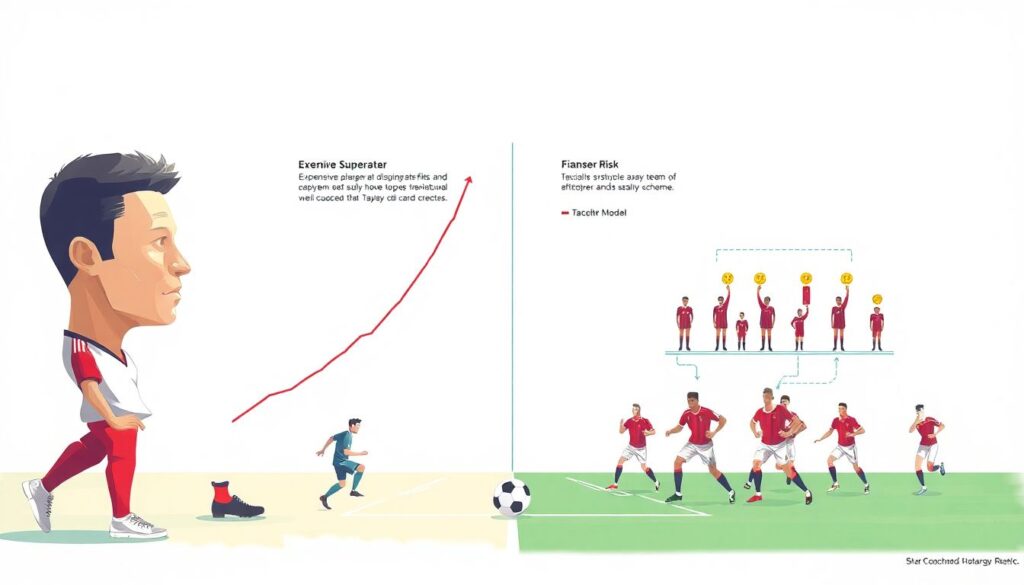 Эффект индивидуальной техники против командной тактики - иллюстрация