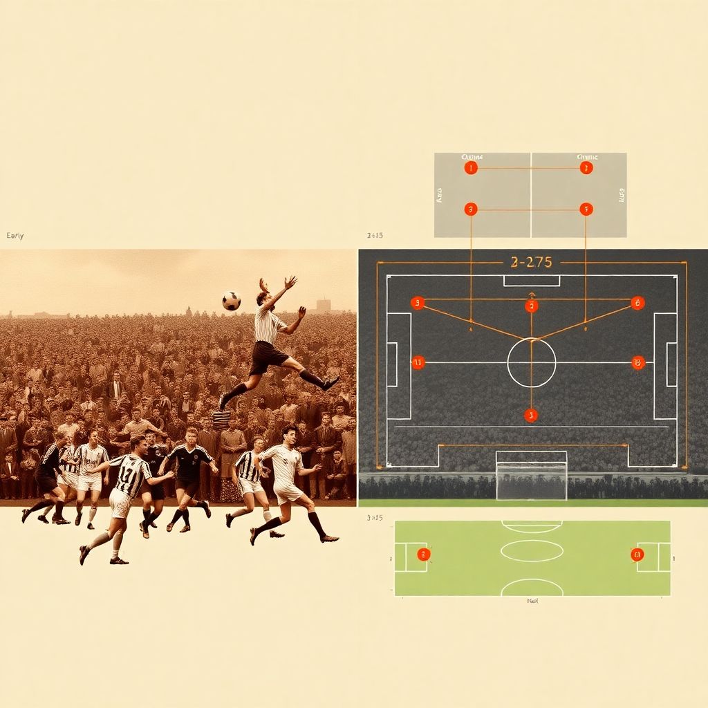 История тактических экспериментов в футболе и эволюция игровых схем