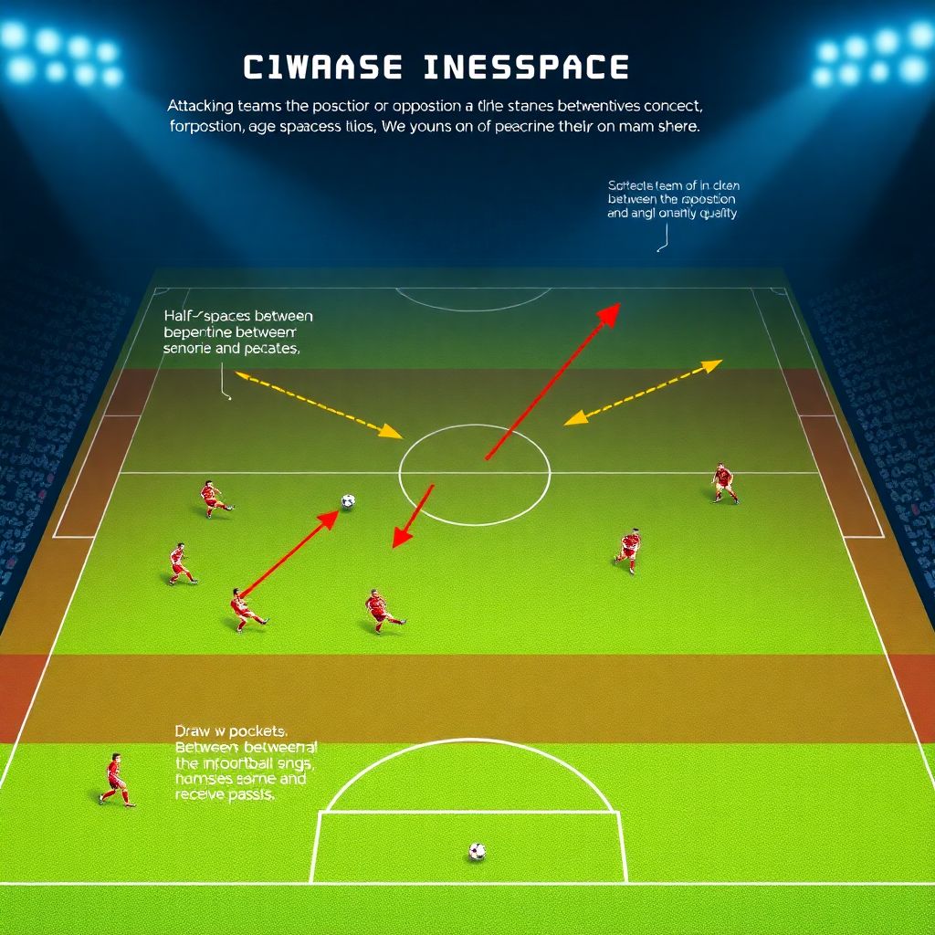 Принципы владения пространством в атаке в современном футболе