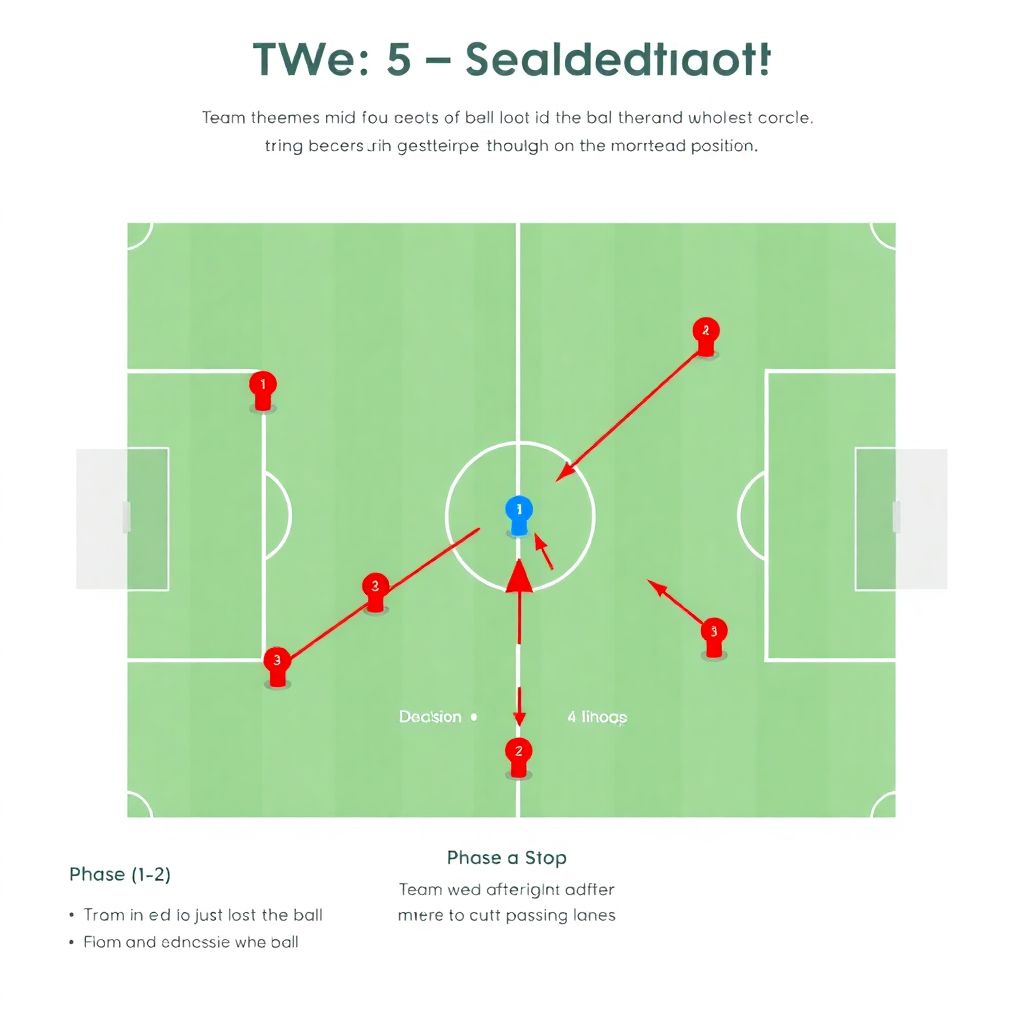 Разбор контратак после потери мяча за 5 секунд в современном футболе