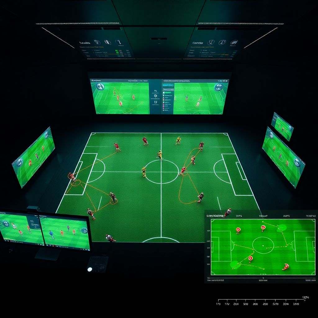 Аналитика лидерства на поле во время атак в современном футболе