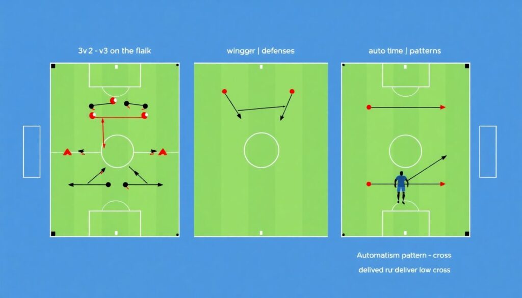 Разбор роли флангов в создании голевых ситуаций - иллюстрация