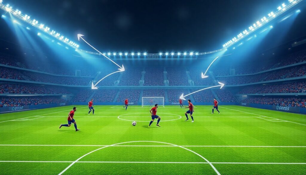 Как проходить через линию обороны соперника - иллюстрация