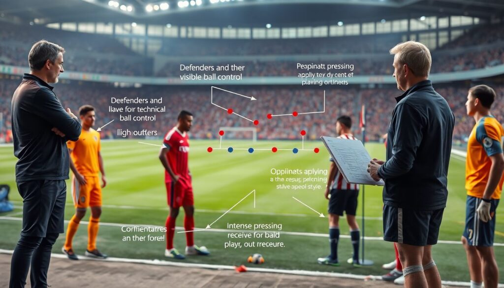 Атака против прессинга: варианты обыгрыша - иллюстрация