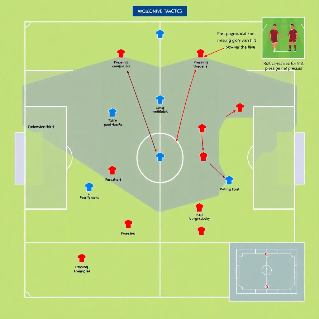 Атака против прессинга в футболе: эффективные варианты обыгрыша