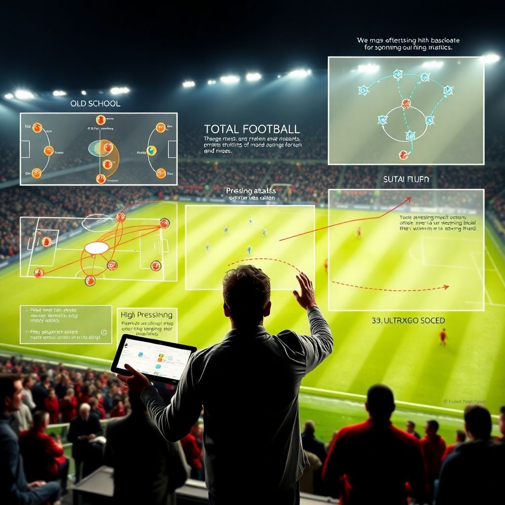 Истории тренерской стратегии атакующих команд в современном футболе