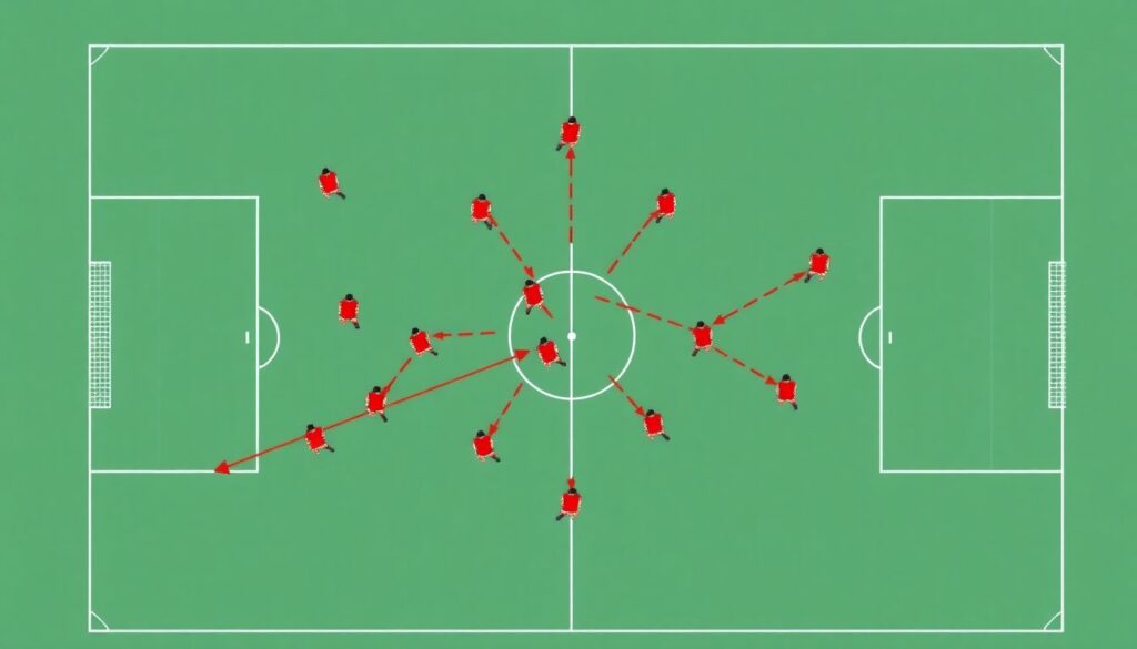 Раскладка по эффективным комбинациям в атаке - иллюстрация