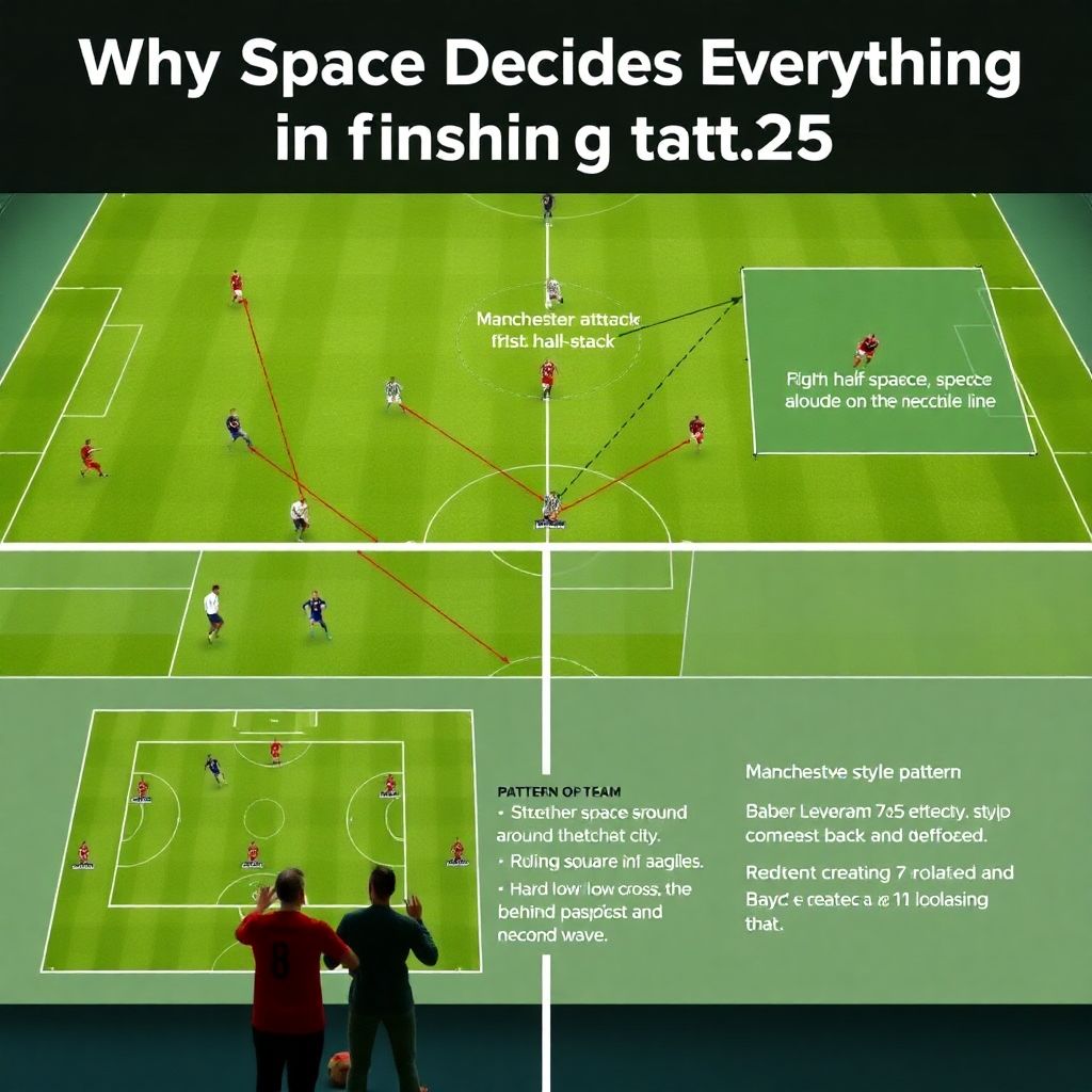 Как использовать пространство для завершения атак в современном футболе