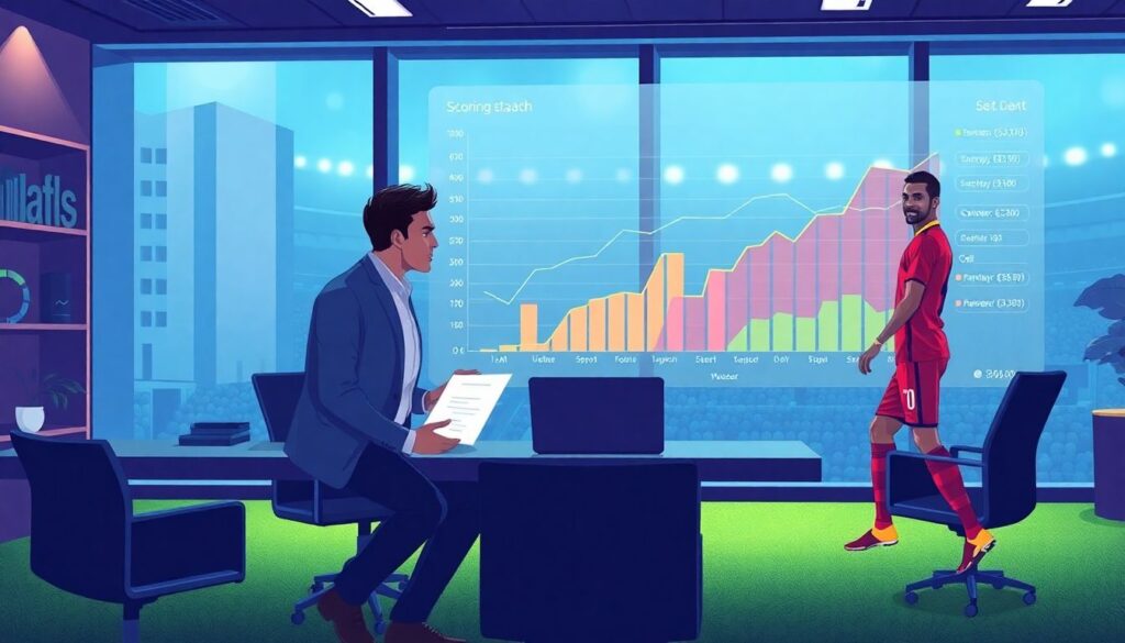 Голевые серии и их поддержка команды - иллюстрация