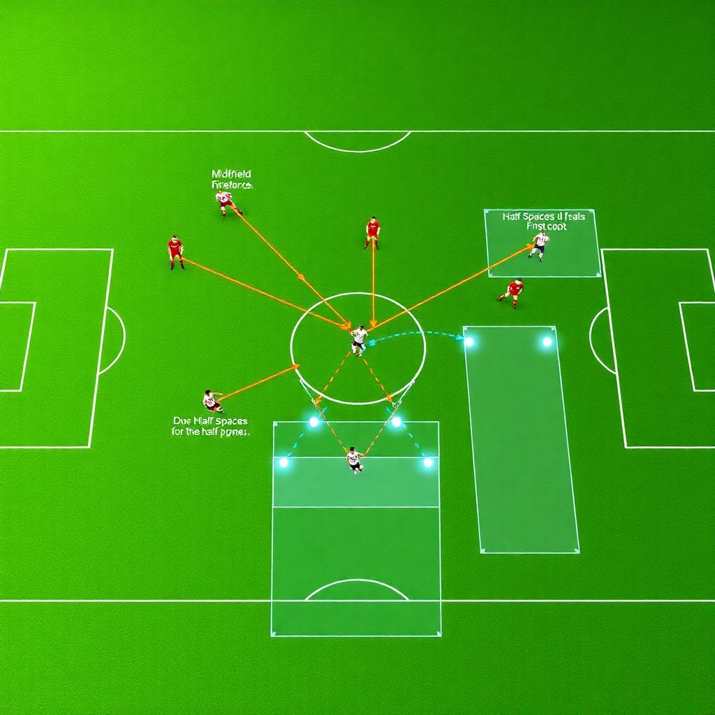 Как усилить сотрудничество между полузащитами и нападающими в футболе