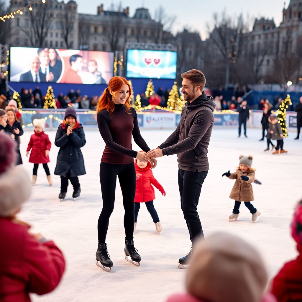 День святого Валентина на льду с Трусовой и Игнатовым: мастер-класс на «Южном катке»